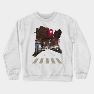 Tokyo Street at Night Crewneck Sweatshirt